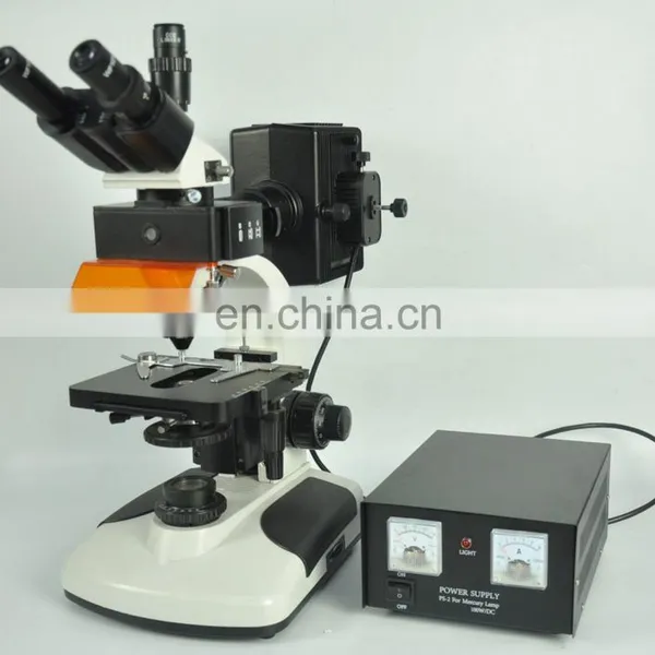 2002H Optical Trinocular Fluorescence Microscope photo-2