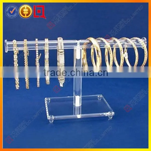 Countertop Acrylic T Bar Bracelet Display, Jewelry Display photo-3