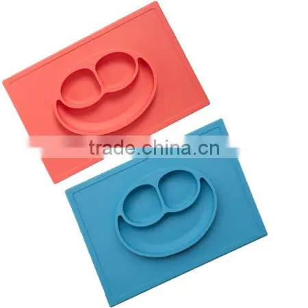 2016 China Wholesale Silicone Dish Mat Food Mat Rubber Feeding Mat For Baby photo-4