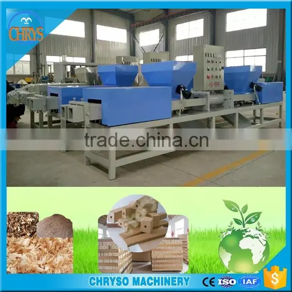 Environment Friendly Sawdust Molding Machine/wood Pallet Block Line Hot Press Machine With Low Heat Consumption photo-2