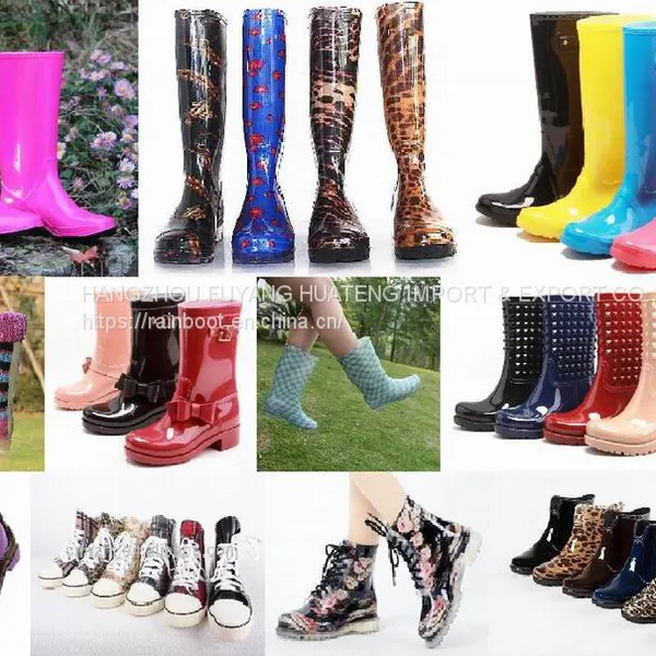Popular Style Ladies Rain Boots, Vogue Women Rain Boot, Cheap Lady PVC Rain Boot, New Fashion Women Boots, High Quality Woman Boots photo-3