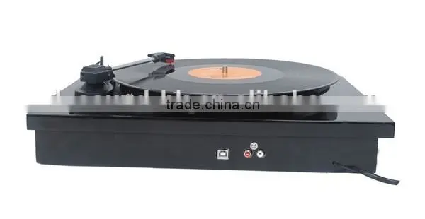 High End Piano Painting High Glossy Vinyl Retro Turntable Record Player photo-3