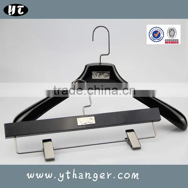 HA6985 Durable Top and Bottom Hanger Wooden Clothes Hanger photo-5