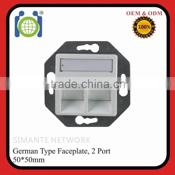 RJ45 FTP Faceplates 80*80mm photo-3