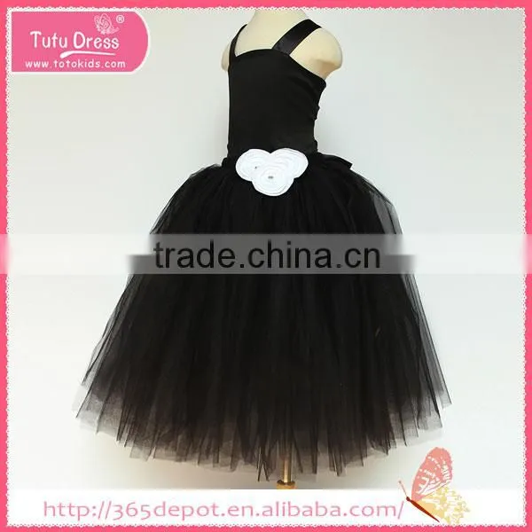 Slim And Graceful Skyblue Silk Fabric Ankle-length Dress Tulle Skirt Children Frocks Designs Supplier's Choice photo-2