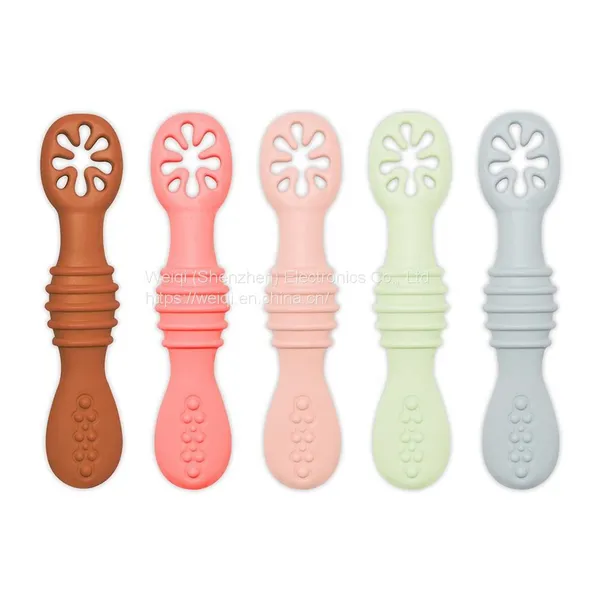 The First Stage Young Baby Silicone Feeding Spoon photo-4