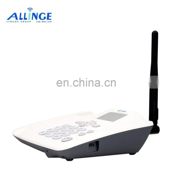 ALLINGE SDS1440 Customized Cheap Smart Telephone Desk Corded Fixed GSM Landline Phones Corded Telephones With Sim Card Slots photo-4