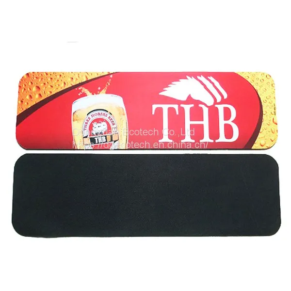 Rubber Bar Runner Foam Rubber Bar Mat Promotion Gift Bar Runner Custom Printing Rubber Bar Runner