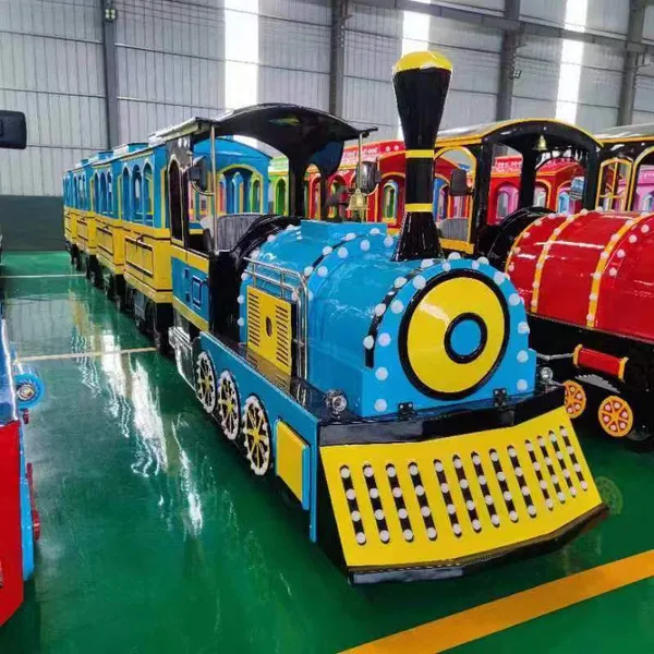Trending Products 2024 New Arrivals Battery Powered Train Trackless Train photo-2
