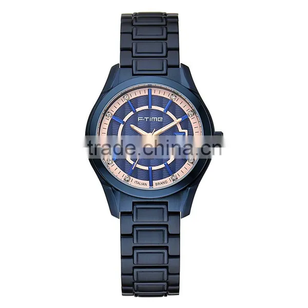 Gold Stainless Steel Jewelry Dial Date Watch 50m Water Resistant photo-3