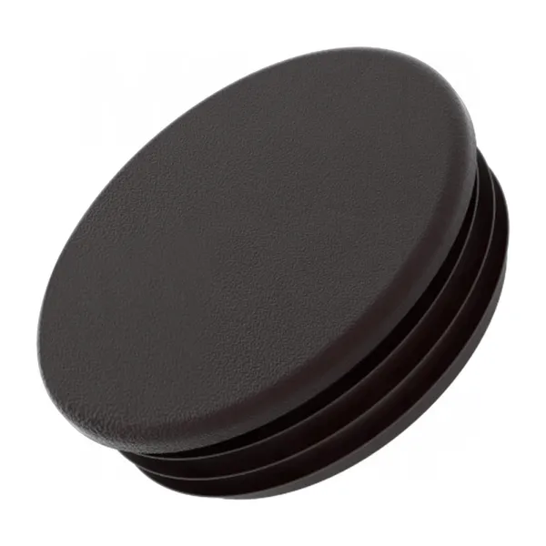 42mm 76mm 89mm Black Stainless Steel Tube Round End Caps Plugs photo-3