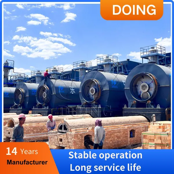 Waste to Fuel Pyrolysis Machine Continuous Plastic Recycling to Plastidiesel Production Plant