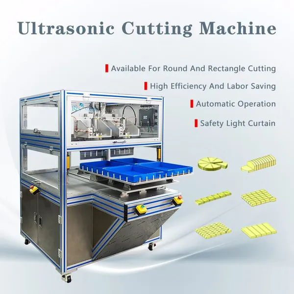 Customized 20kHz Ultrasonic Cake Cutting Machine Ultrasonic Sandwich Cutter for Airline Food photo-2