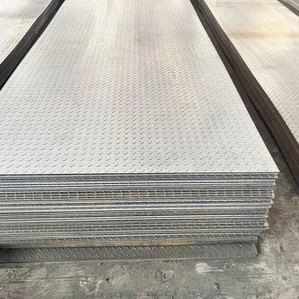 Q345b Metal 20mm A36 Carbon Steel Steel Baking Plate Checkered Sheet photo-3