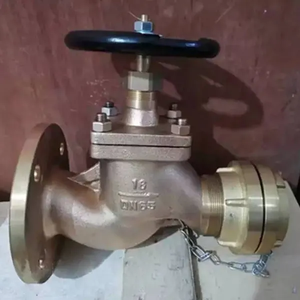 Marine Bronze Flange Right-angle Fire Hydrant/fire Valve Gb/t2032-2018 Type B/bs, Available With Classification Society Certificate photo-3