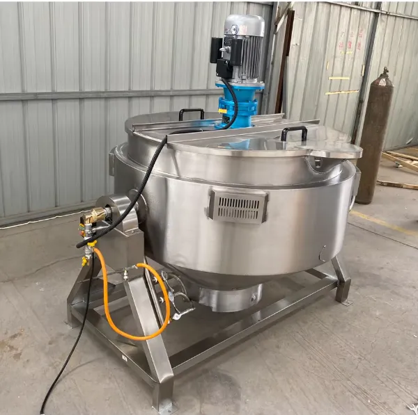 Jacket Cooking Mixing Pot by Steam or Gas Heating10 photo-4