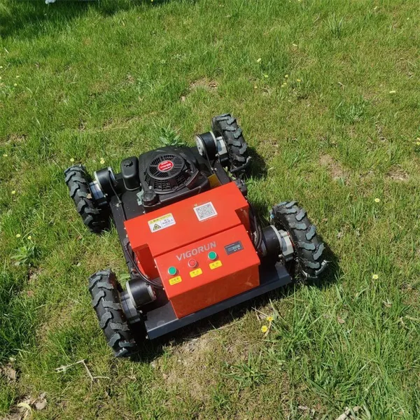 Remote Operated Wheeled Brush Cutter Made in China Manufacturer Factory photo-3