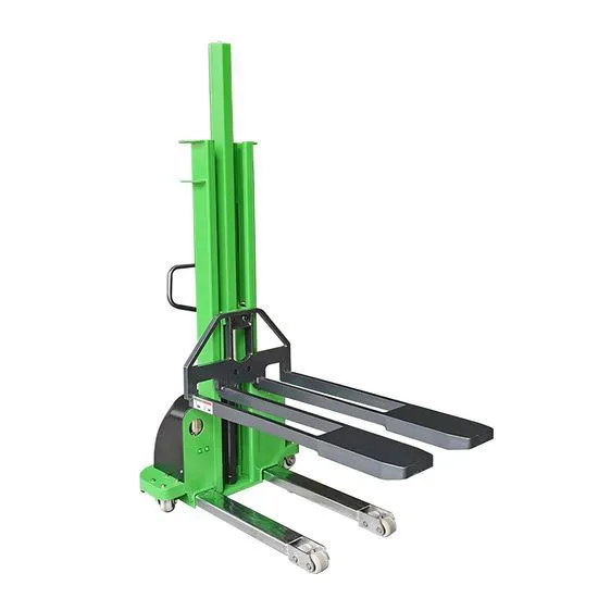 New Technology 500kg Self Loading Semi Electric Forklift Stacker for Sale photo-4