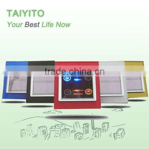 TAIYITO X10 Crystal Glass Panel Light Switch