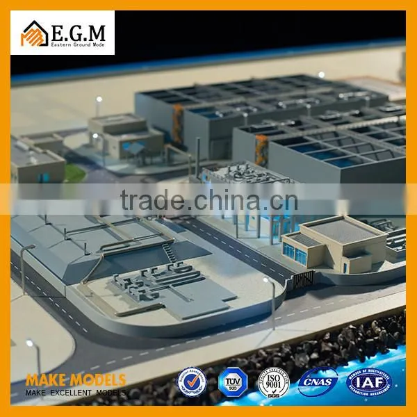 Industrial Factory Scale Models,Sewage Treatment Plant Model photo-2