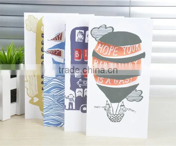 Wholesales Handmade Traveling Series Greeting/Invitation Card