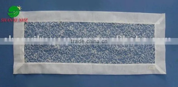 Organza Christine Printed Flower Table Runner Houseware Household Textile