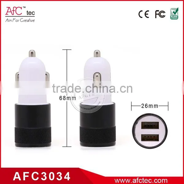 Abs Aluminum Cheapest Price Best in Car Micro Dual Usb Charger photo-6