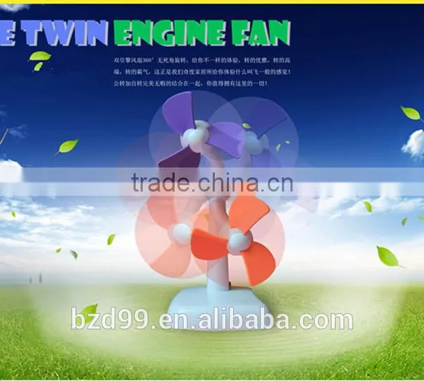 Promotional Items Double Blade Motors Revolutionary USB Small Electric Fan Motor photo-3