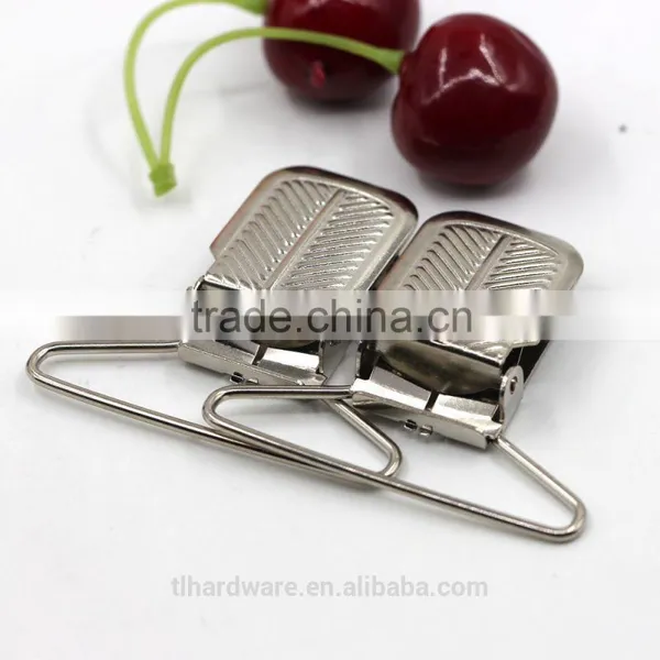 Factory Supply Yellow Round Metal Suspender Clips For Clothing From China photo-4