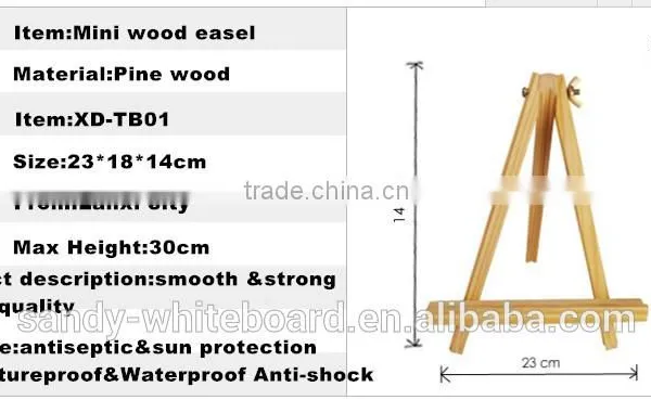 Lanxi Xindi Eco-friendly White Wooden Easel Quality Choice photo-3