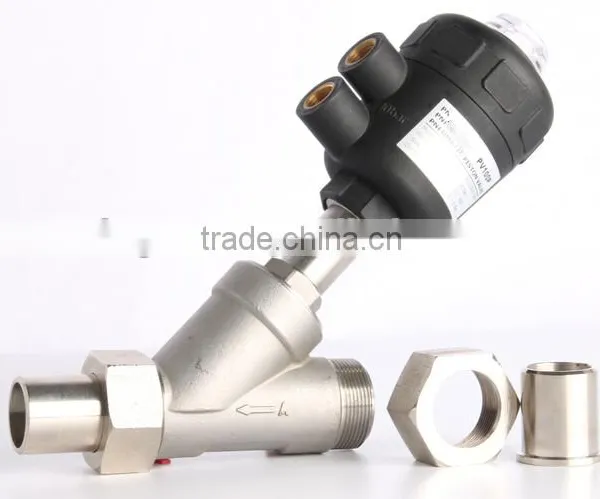 New Product Two Ways Pneumatic Plastic Angle Valve photo-3
