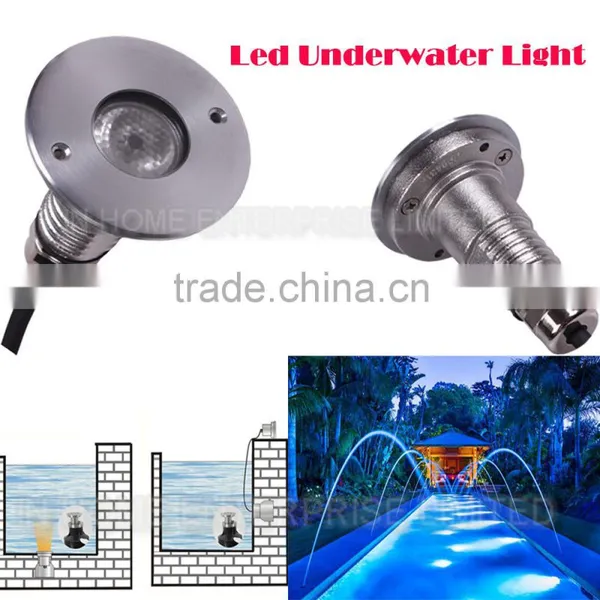 New Design 1W RGB IP67 Waterproof Aluminum Alloy 12v Outdoor Underground Light Supplier's Choice photo-2