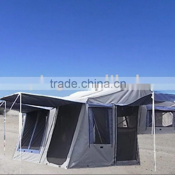 9FT CAMPER TRAILER TENT REAR FOLDING-OZ Design-fast Fold Out Soft Floor