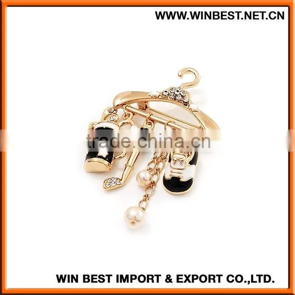 2015 New Design Brooches for Women, Flower Brooch, Cheap Rhinestone Brooch for Wedding in Bulk photo-3