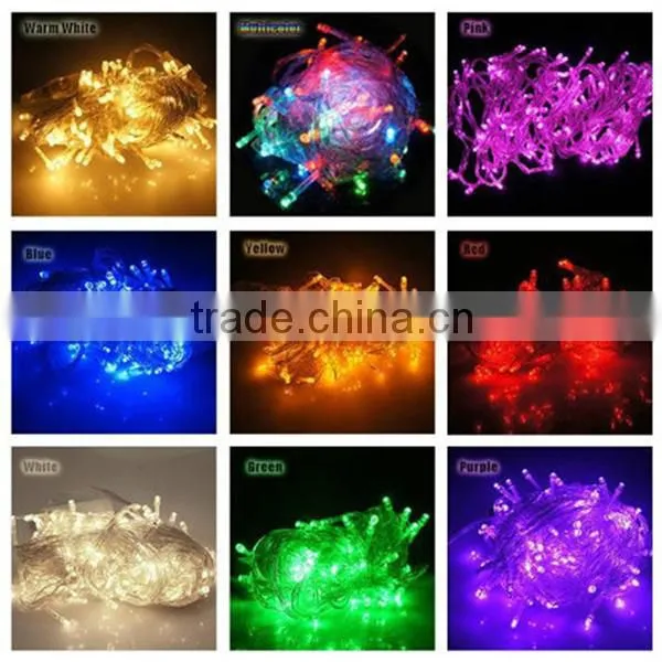 Waterproof 10M 100 LED RGB String Fairy Light For Christmas Mas Party Lamp Bulb Red Yellow Blue White Green Pink Purple White photo-5