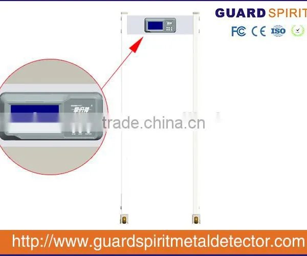 Chinese Walk Through Metal Detectors Gate, Access Control Walk Through Detector with 24 Detect Zones, LED Display XYT2101B