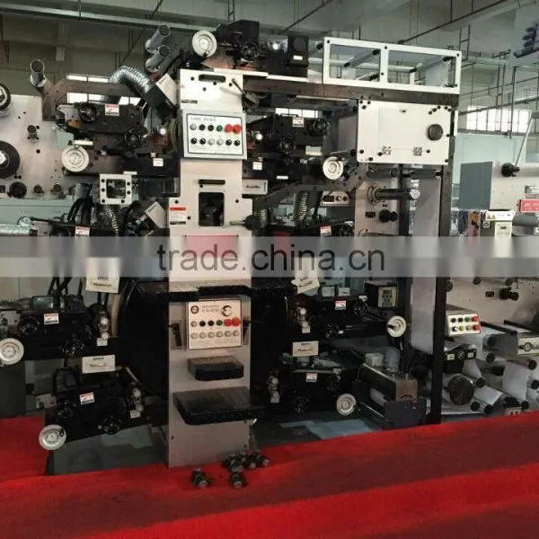 High Quality Roll to Roll Sticker Label Printer Four Colour Adhesive Label Printing Machine photo-4