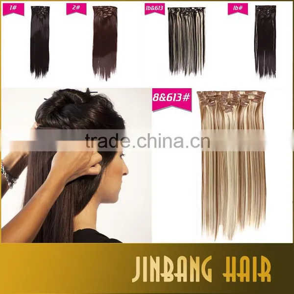 Express Xuchang Wholesale Hair Extension Clip in Remy Hair Extensions 7pcs Human Hair Extension photo-5