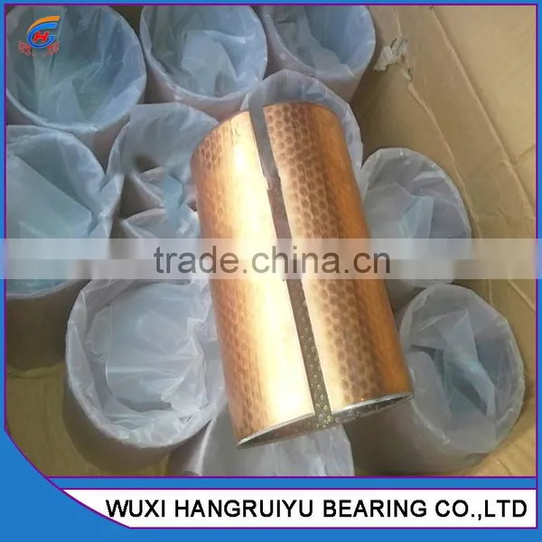 30mm Bore Sintered Cast Bronze Bushing Sleeve Bearings 35 mm Length With Self - Lubricant Reservoirs photo-2