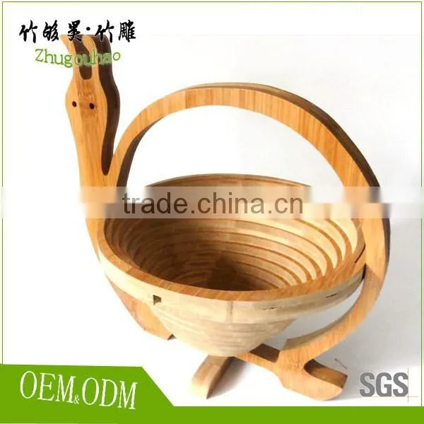 Cheap Price and High Quality Bamboo Fruit Basket for Gift photo-3