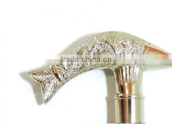 NAUTICAL BRASS BEST OFFER WALKING STICK WITH 4 HANDLE Wk1176 photo-2