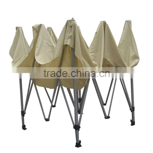 300x300cm Wrought Iron Folding Outdoor Gazebo