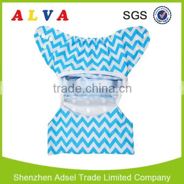 Alva Hot Sale Printed Baby Cloth Nappie,Waterproof Reusable Diaper Cover photo-6