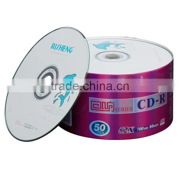 CD-R 52X 700MB Silver/PRINTABLE CD-R /RISHENG CD-R A grade