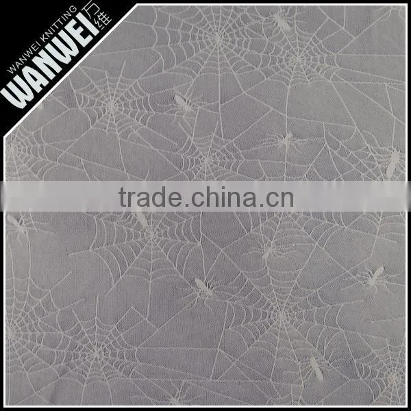 Smooth Spider Web New Product Elastic and Bright Nylon Spandex Lace Fabric for Different Dress and Skirts Manufactur Sellin 4024 photo-3