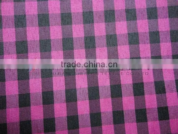 Yarn Dyed Check Girl's Dress Fabric