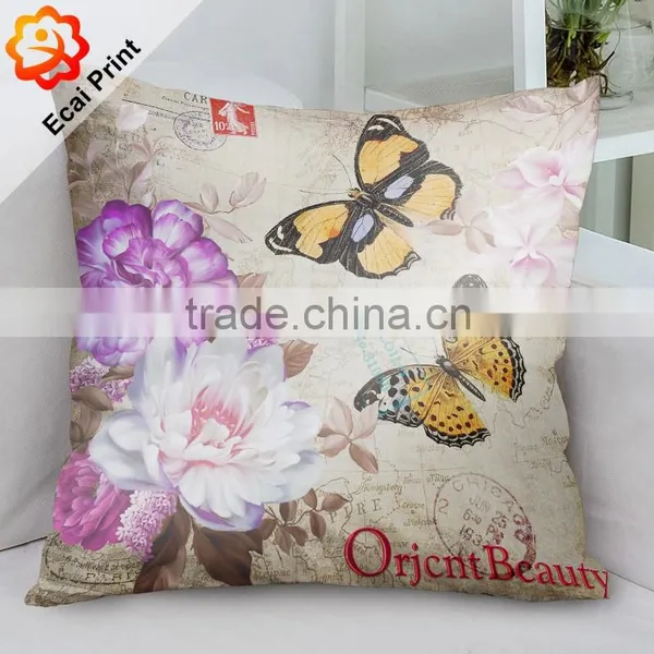 Invisible Zipper Polyester Factory Price Heat Transfer Cushion for Promotion photo-2