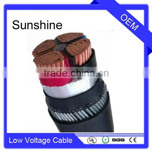 0.6/1kv CU/XLPE/SWA/PVC 4 Core Armoured Power Cable 120mm