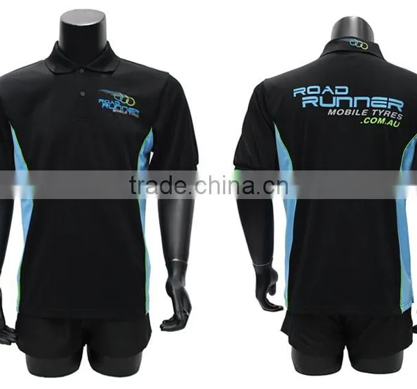 Pique 100% Cotton Custom Polo Shirts With Embroidery Logo photo-5