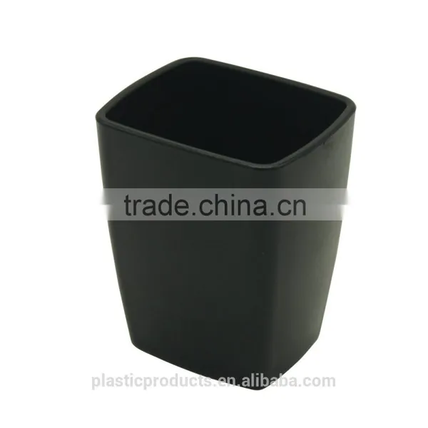 Modern Marble Plastic Rectangular Tumbler for Bathroom